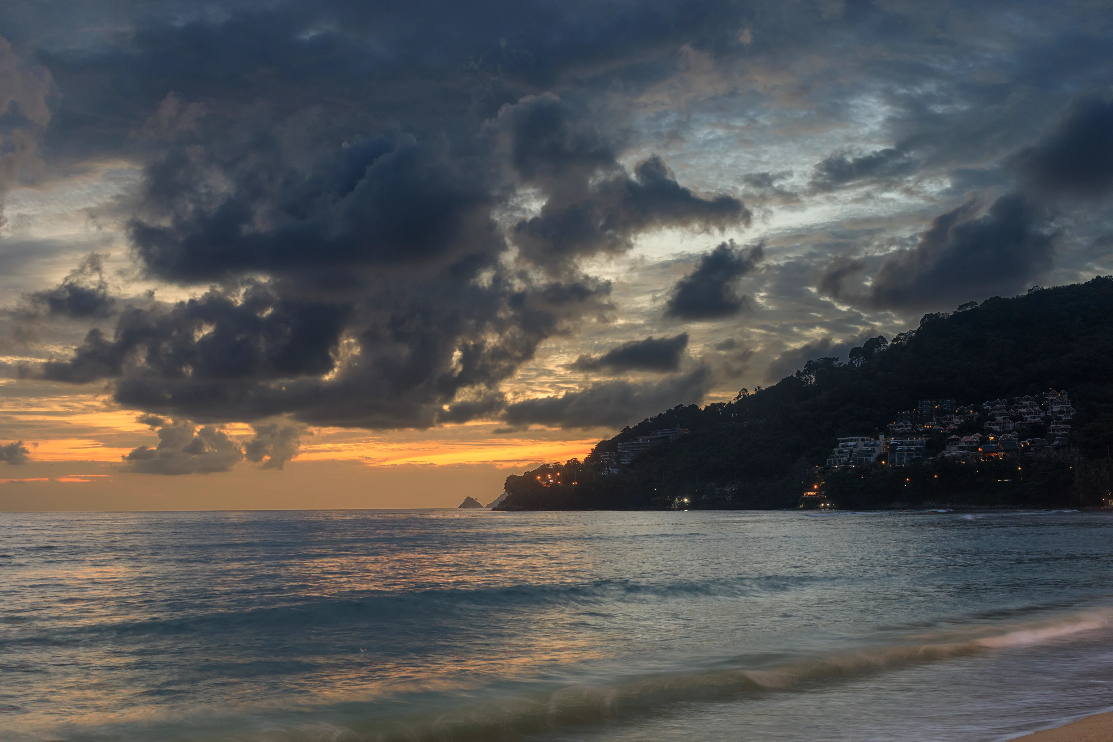 Sunset over Patong Beach, Phuket