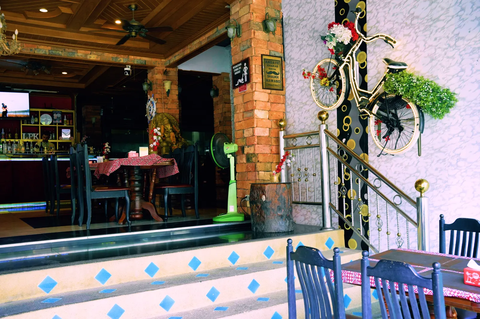 Restaurant seating at Diva Patong Hotel, photo 3
