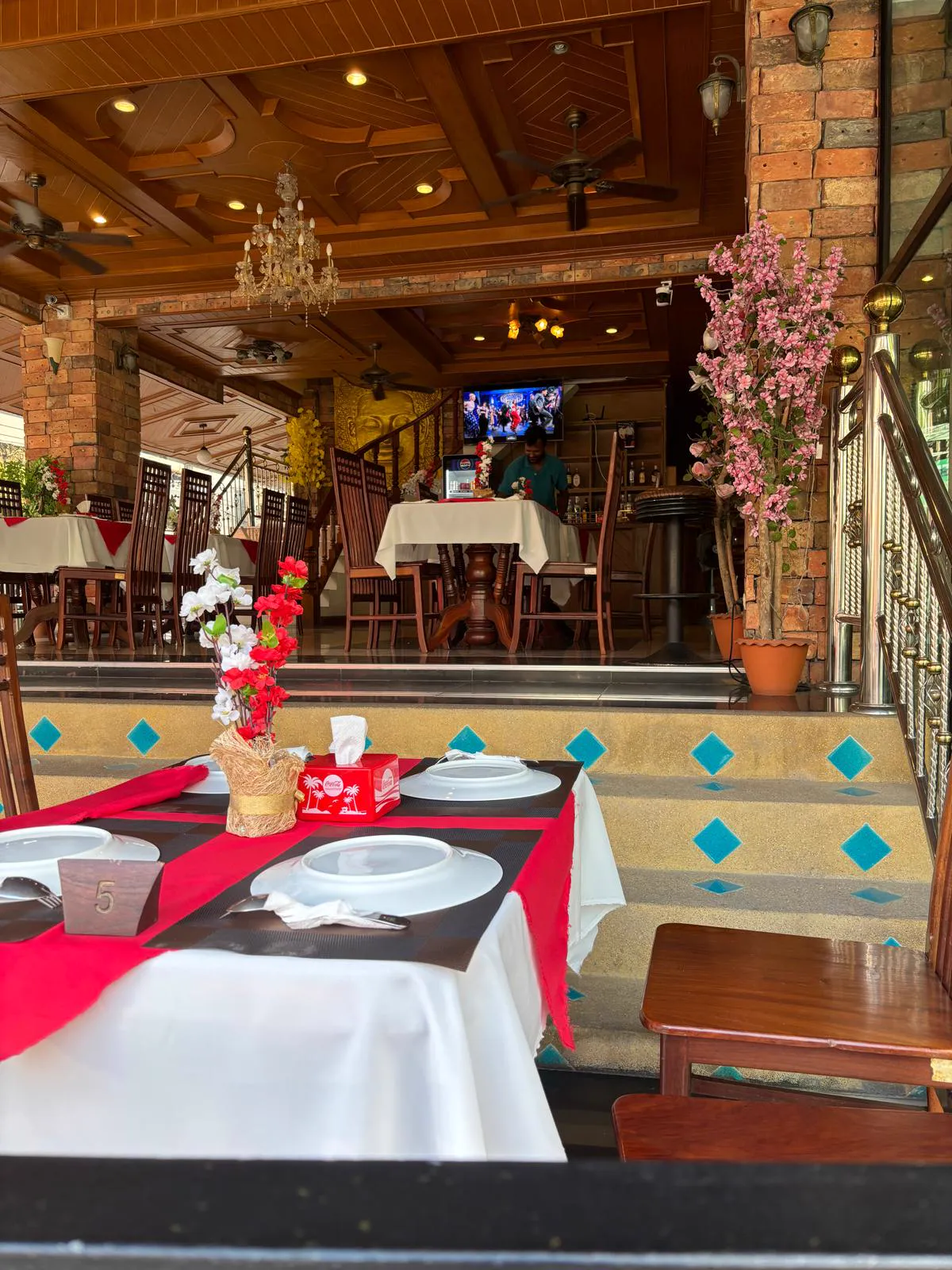 Restaurant seating at Diva Patong Hotel, photo 8
